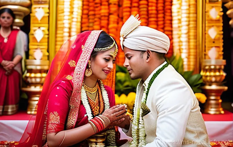 네팔의 전통적인 결혼식 풍습 - **Joyful Haldi Ceremony**
"A lively and heartwarming scene from a Nepali Haldi ceremony. The bri... 네팔의 전통적인 결혼식 풍습 - **Joyful Haldi Ceremony**
"A lively and heartwarming scene from a Nepali Haldi ceremony. The bri...